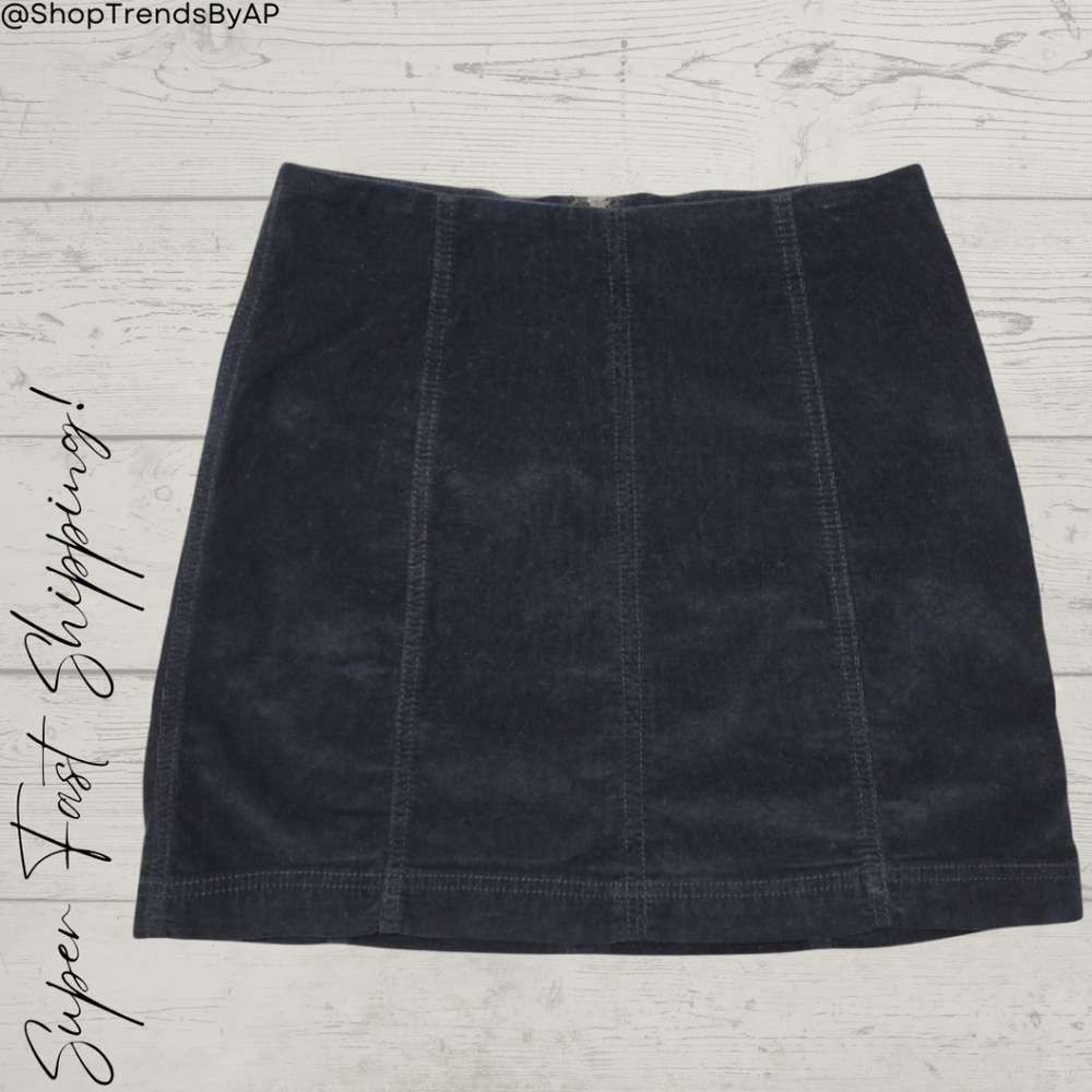 Free People Modern Femme Corduroy Skirt